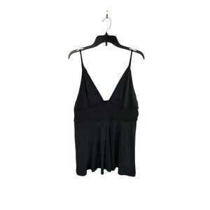 Free People Black Spaghetti Strap Flowy Tank Top Women’s Small